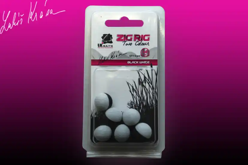 Hit Sezóny LK Baits ZIG RIG Pop–Up 14 mm – Black/White