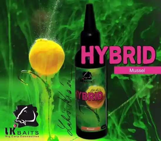 LK BAITS Hybrid Activ Mussel 100ml Oblíbený