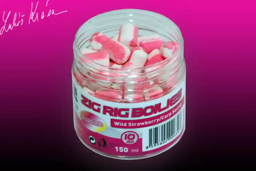 Vrácení Zdarma LK Baits Zig Rig Boilie Wild Strawberry/Carp Secret 14mm, 150 ml