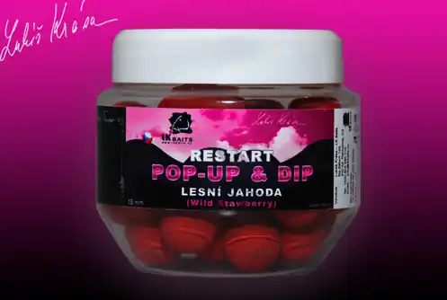 Must-Have LK BAITS Pop-up ReStart Wild Strawberry+dip
