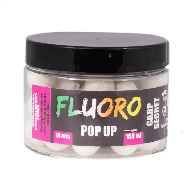 LK BAITS Fluoro Pop-up Carp Secret 14 mm Vysoce Kvalitní