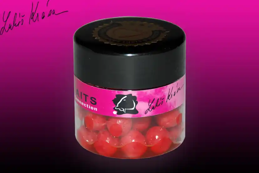 Oblíbený LK BAITS MINI Boilies DIPPED 12mm 150ml WILD STRAWBERRY