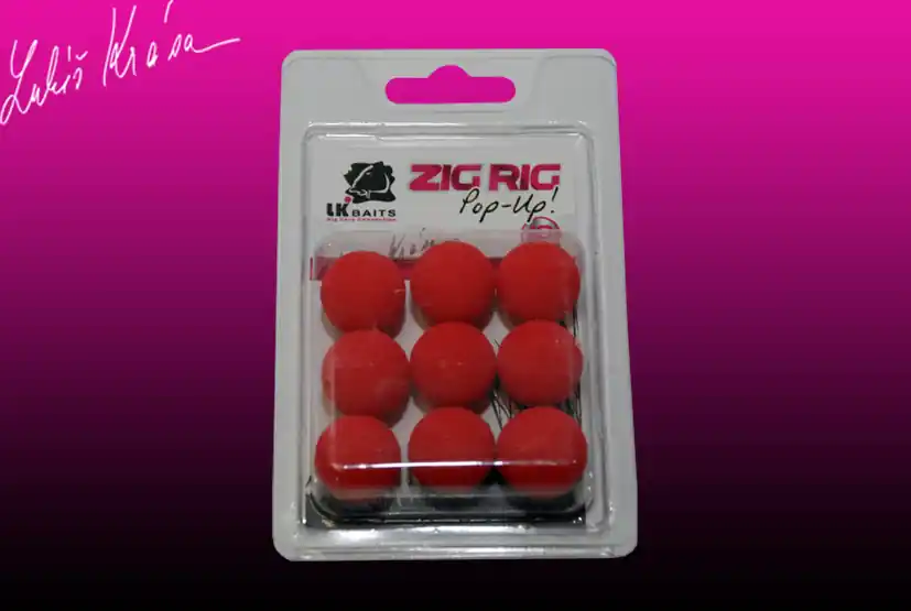 Časově Omezené LK Baits ZIG RIG Pop–Up 18 mm – Red