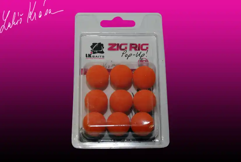 LK Baits ZIG RIG Pop–Up 18 mm – Orange Akční Nabídka