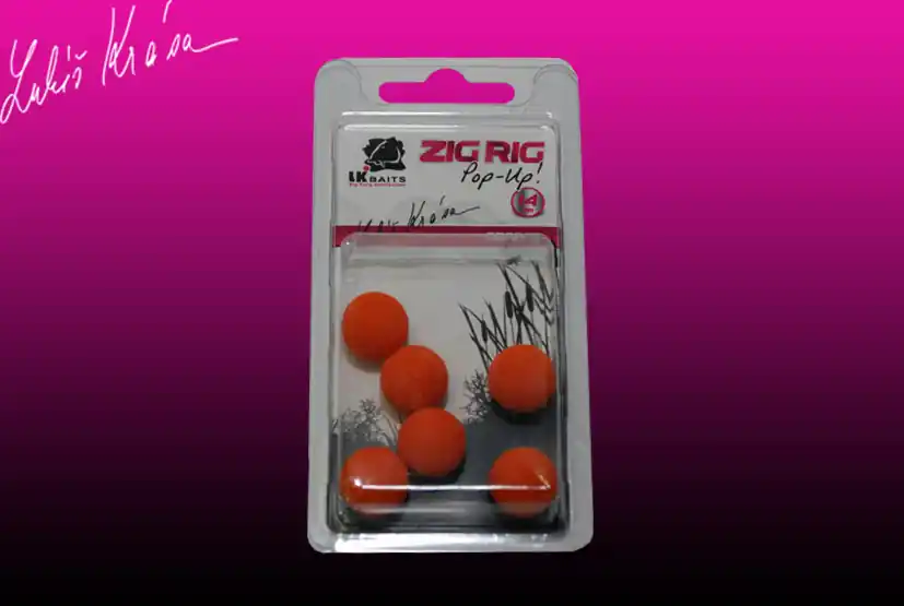 LK Baits ZIG RIG Pop–Up 14 mm – Orange Speciální Cena