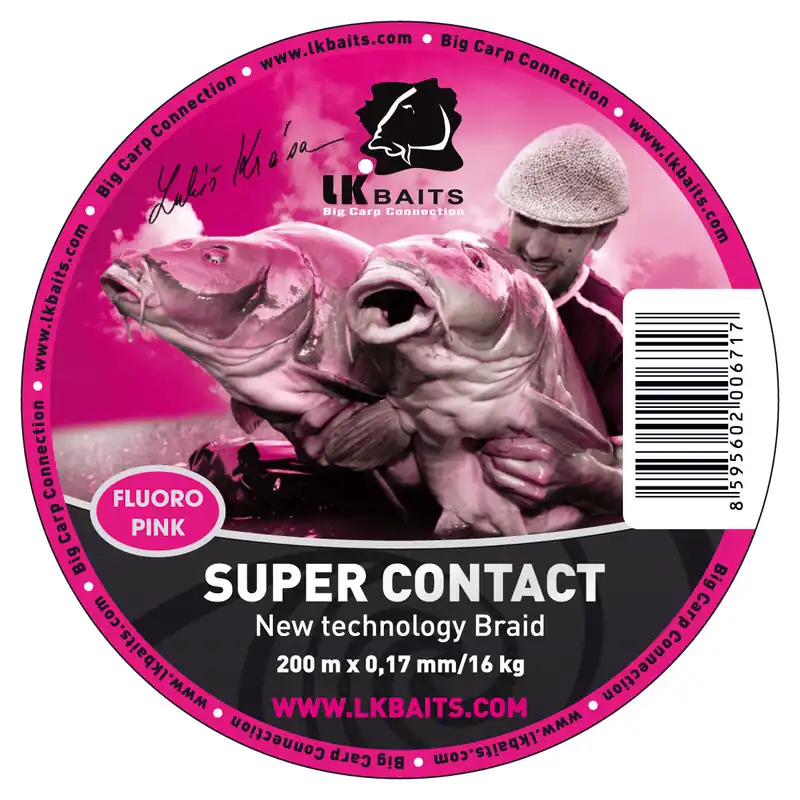 Nakupujte Hned LK Baits SUPER CONTACT Braid 200m 0,17mm/16kg