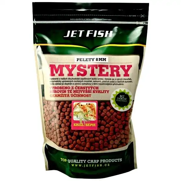 JET FISH Mystery pelety - 8mm - 1 kg Značkový