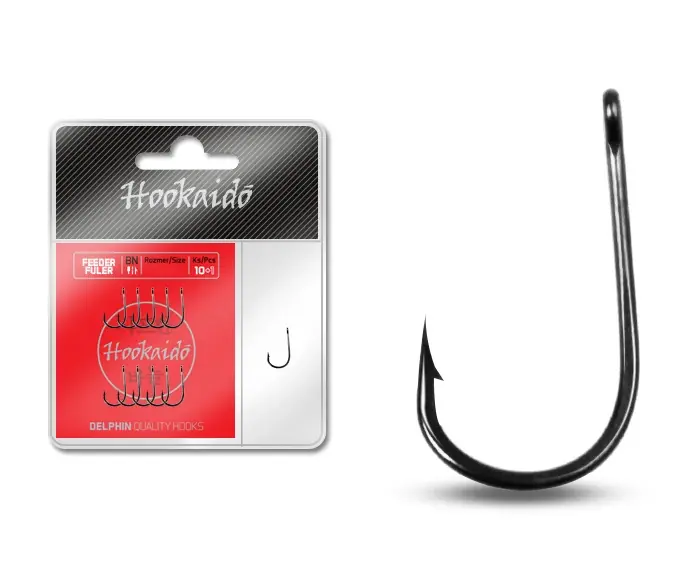 Zlevněný Háčik Delphin HKD Feeder FULER ring / 10+1ks