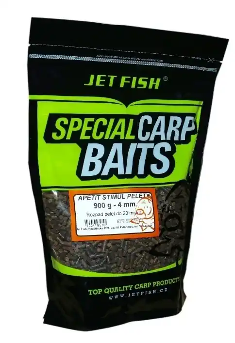 JET FISH Apetit stimul pelety - 4mm - 900g Sezónní Sleva