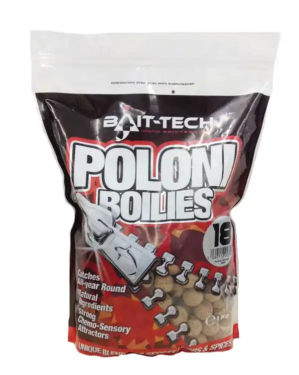 Vrácení Zdarma BAIT-TECH Boilies Poloni Shelf-Life 14mm, 1kg VÝPRODEJ