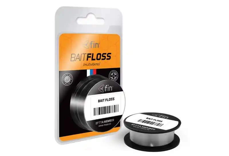 DELPHIN FIN HOOK LINE BAIT FLOSS 20m/biela Expresní Doručení