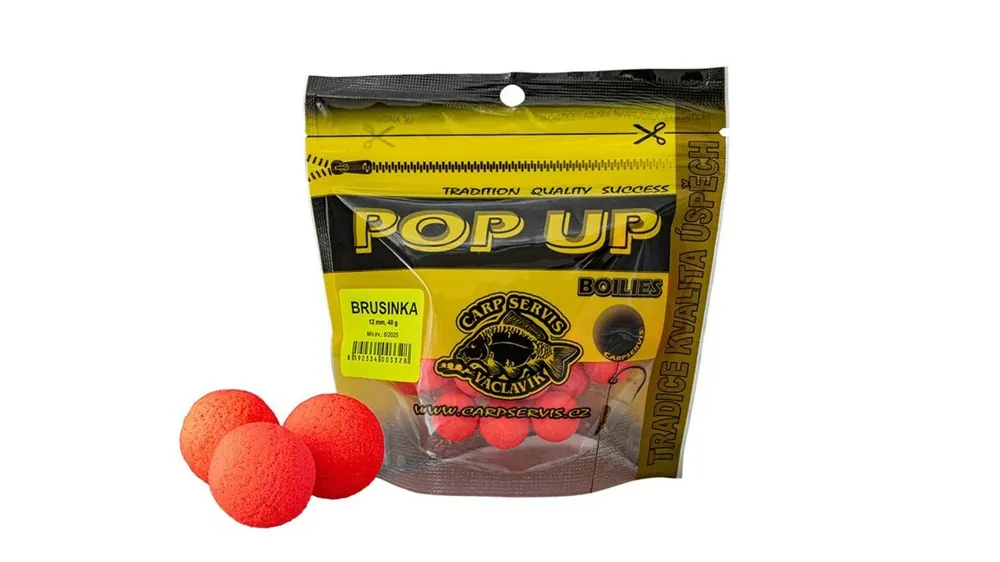 Poslední Šance CARP SERVIS VÁCLAVÍK Pop Up Boilies SÁČEK 40G 10/12 MM