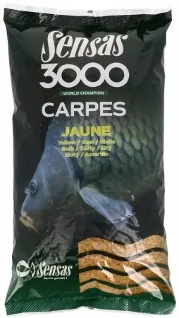 SENSAS Krmení 3000 Carpes Jaune (kapr žlutý) 1kg Levný