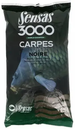 SENSAS Krmení 3000 Carpes Noir (kapr černý zima) 1kg Ihned K Objednání