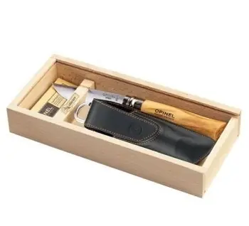 Omezená Nabídka OPINEL VR N°08 Inox Olive, dárkové balení s pouzdrem