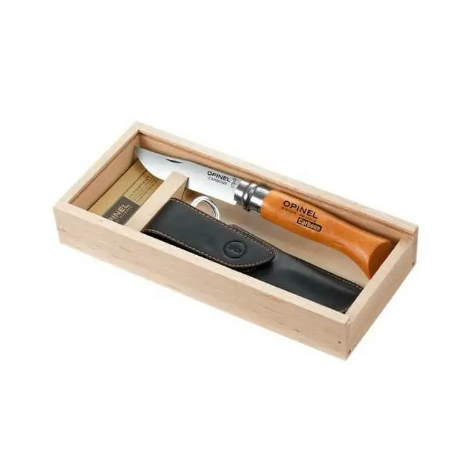 OPINEL VR N°08 Carbon, dárkové balení s pouzdrem Speciální Cena