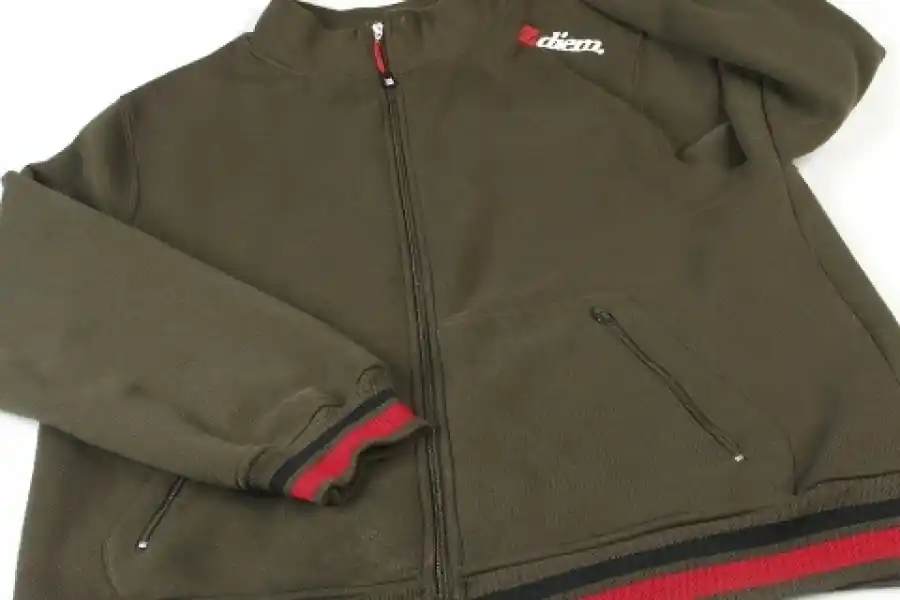 Originální DIEM Zip Thru Hoody zelená M VÝPRODEJ