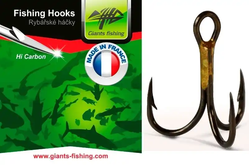 GIANTS FISHING Trojháčky 1X Strong 100ks Omezená Nabídka