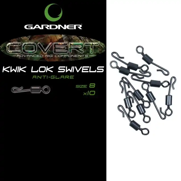 GARDNER Obratlík Covert Kwik Lok, vel. 8 Cenová Bomba