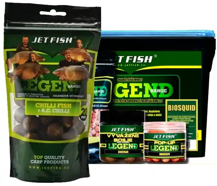 JET FISH Boilie Legend Range - 250g Hit Sezóny