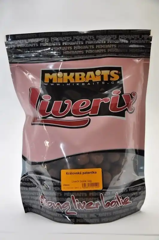 MIKBAITS LiveriX trvanlivé boile 2,5kg Akční Nabídka