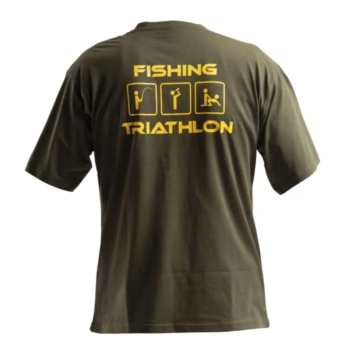 Finální Výprodej DOC FISHING Triko TRIATHLON zelené