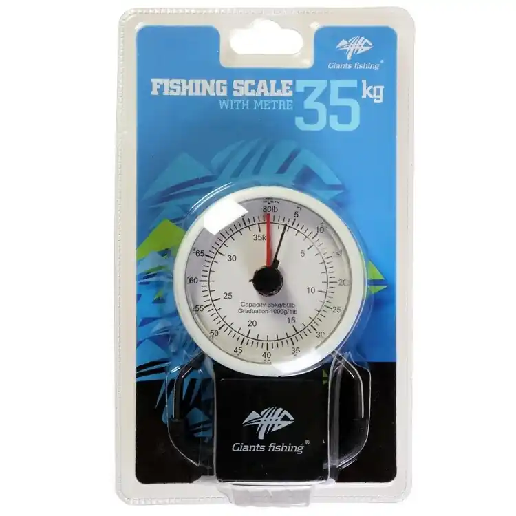 GIANTS FISHING Váha s metrem Scale 35kg Časově Omezené