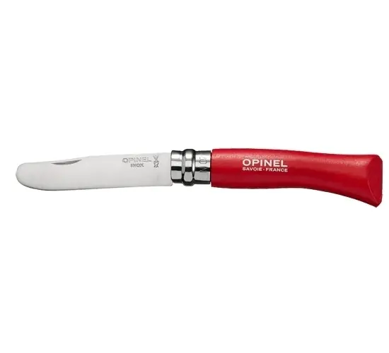 Jen Po Omezenou Doba My first OPINEL VR N°07 Inox, 8 cm, red