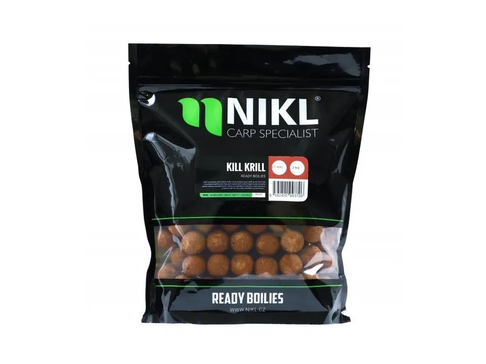 Hotové boilie Kill Krill 1kg Získejte slevu -5% za registraci v e-shopu Novinka