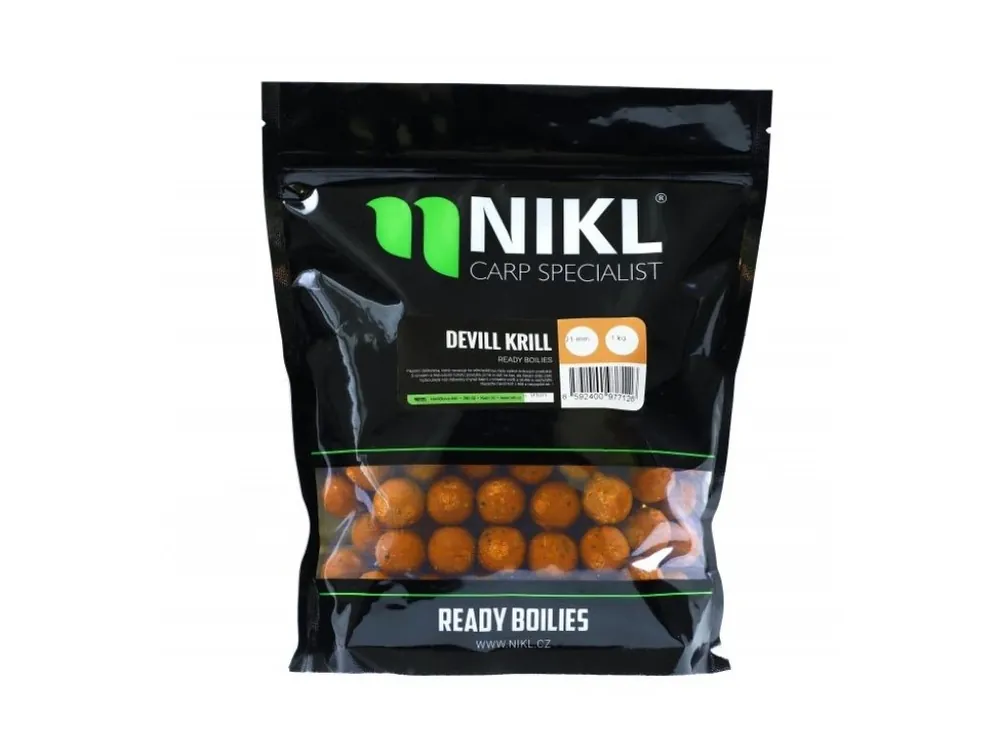 Hotové boilies Devill Krill 1kg Získejte slevu -5% za registraci v e-shopu Must-Have