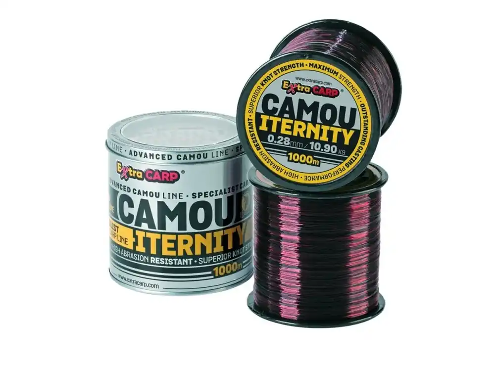 Kaprový vlasec Extra Carp Iternity Camou 1000m Získejte slevu -5% za registraci v e-shopu Objednat Nyní