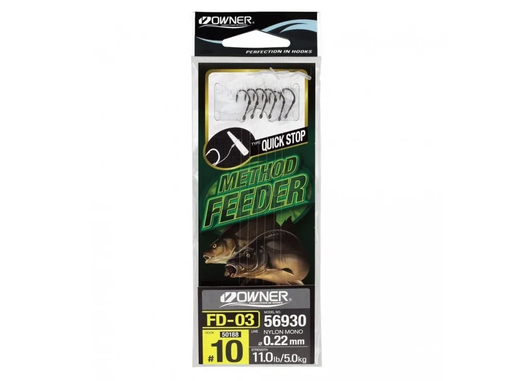 Oblíbený Method feeder návazec Owner FD-03 Quick Stop Získejte slevu -5% za registraci v e-shopu