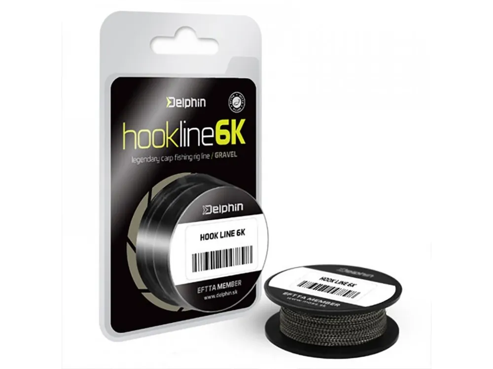 Tovární Cena Delphin HOOKLINE 6K Gravel 20m Získejte slevu -5% za registraci v e-shopu