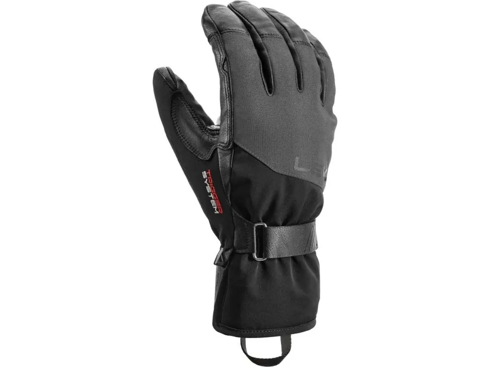 Lyžařské rukavice Leki Pegas Pro 3D GTX black/graphite Pouze Dnes