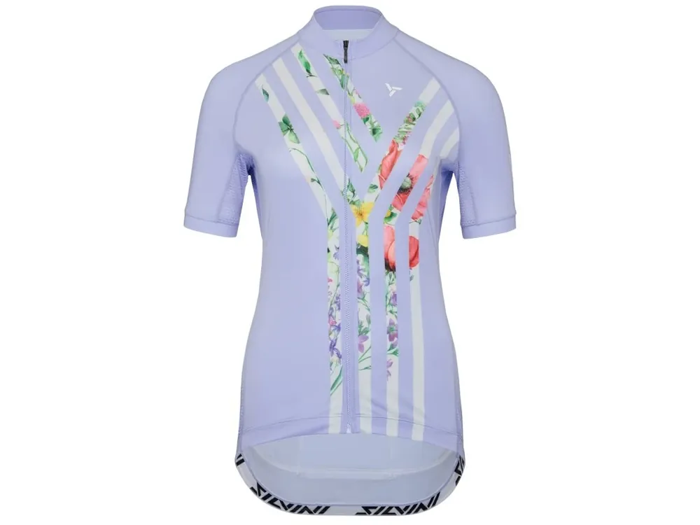 Cyklistický dámský dres Silvini Calnia lilac/white Výhodná Nabídka