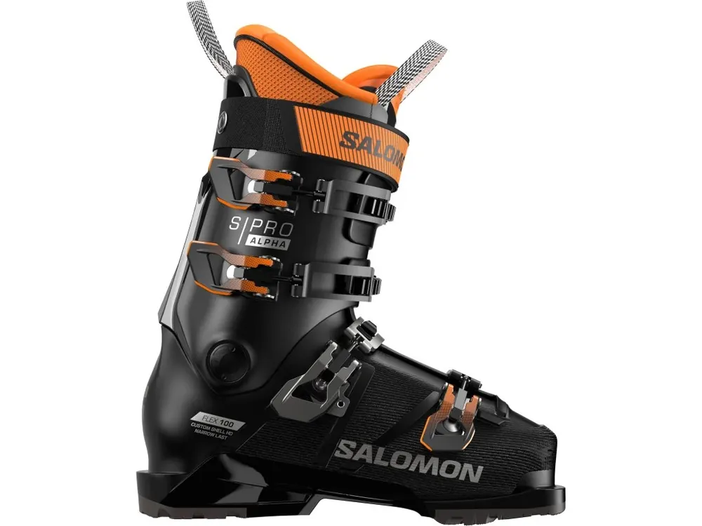 Salomon S/Pro Alpha 100 GW Black/Dark Grey Met./Orange Tiger 25/26 Ihned K Objednání
