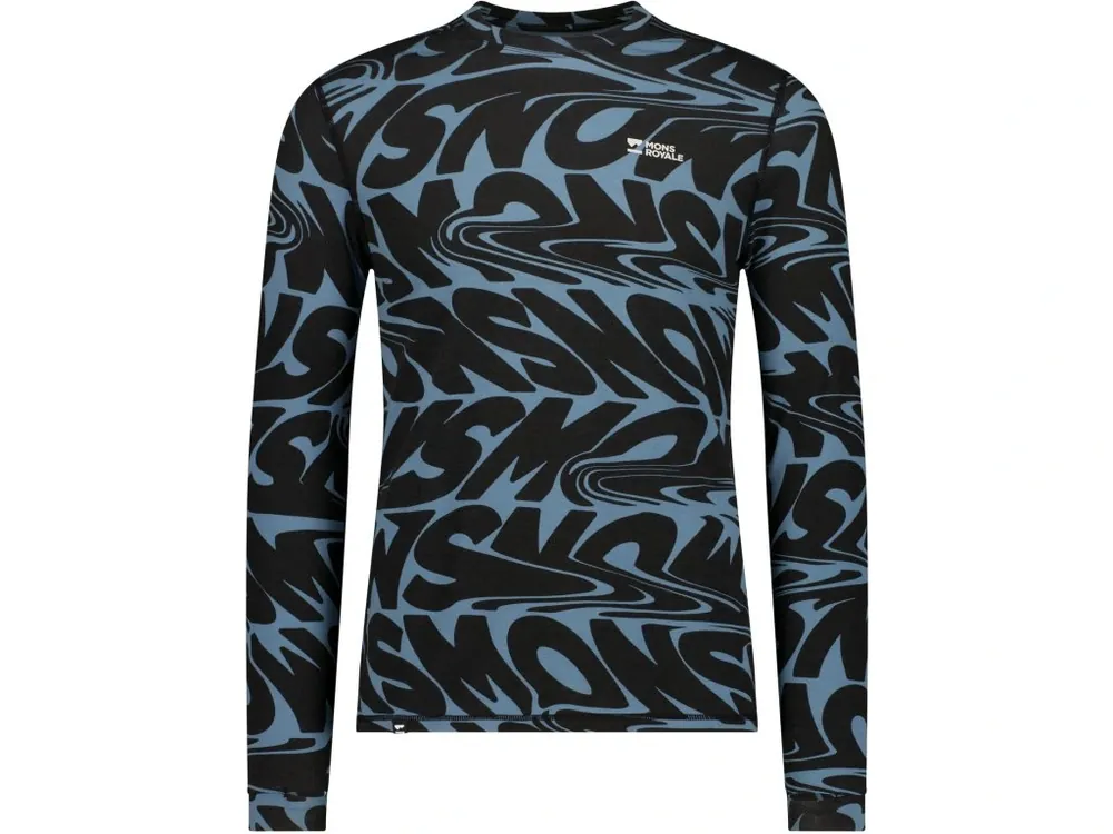 Nejlepší Volba Triko merino Mons Royale Cascade Signal Lost Goblin Blue