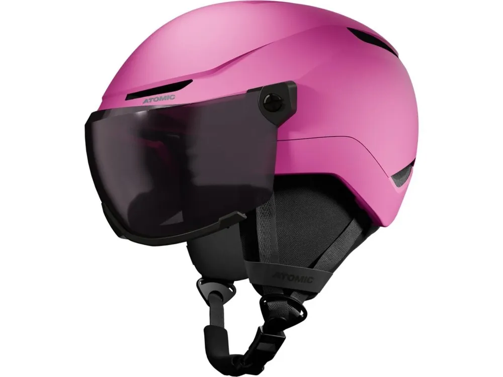 Oblíbený Lyžařská dětská helma Atomic Revent Visor JR Pink 25/26