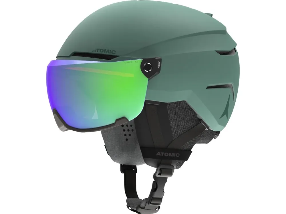 Zlevněný Lyžařská helma Atomic Savor Visor Stereo Green 25/26