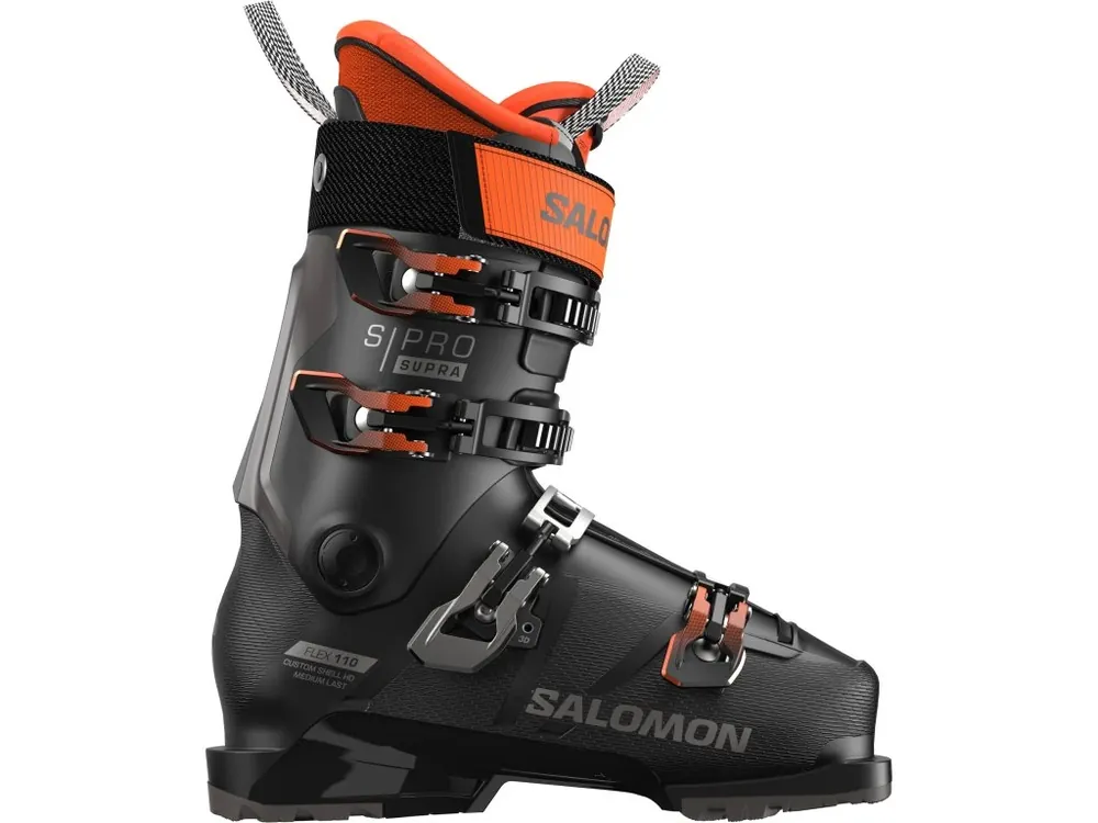 Rychlé Dodání Salomon S/Pro Supra 110 GW Black/Dark Grey Met./Orange Tiger 25/26