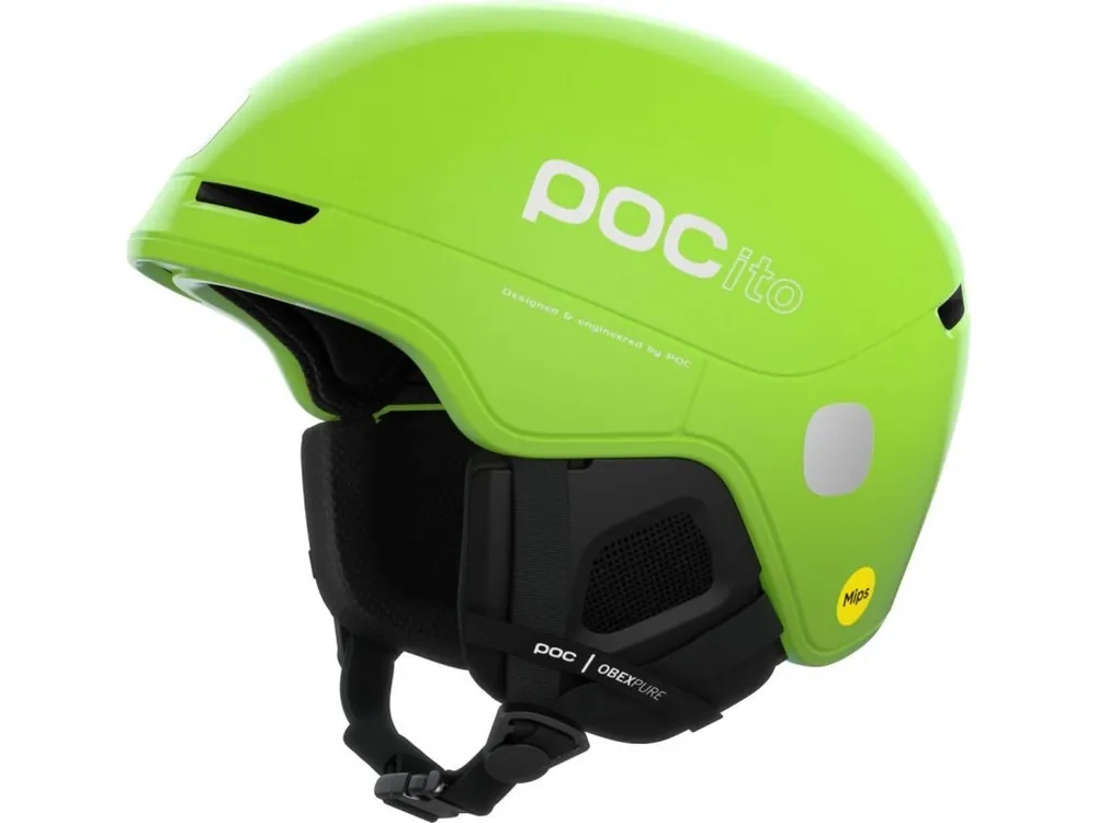 Sleva Lyžařská dětská helma POCito Obex MIPS Fluorescent Yellow/Green