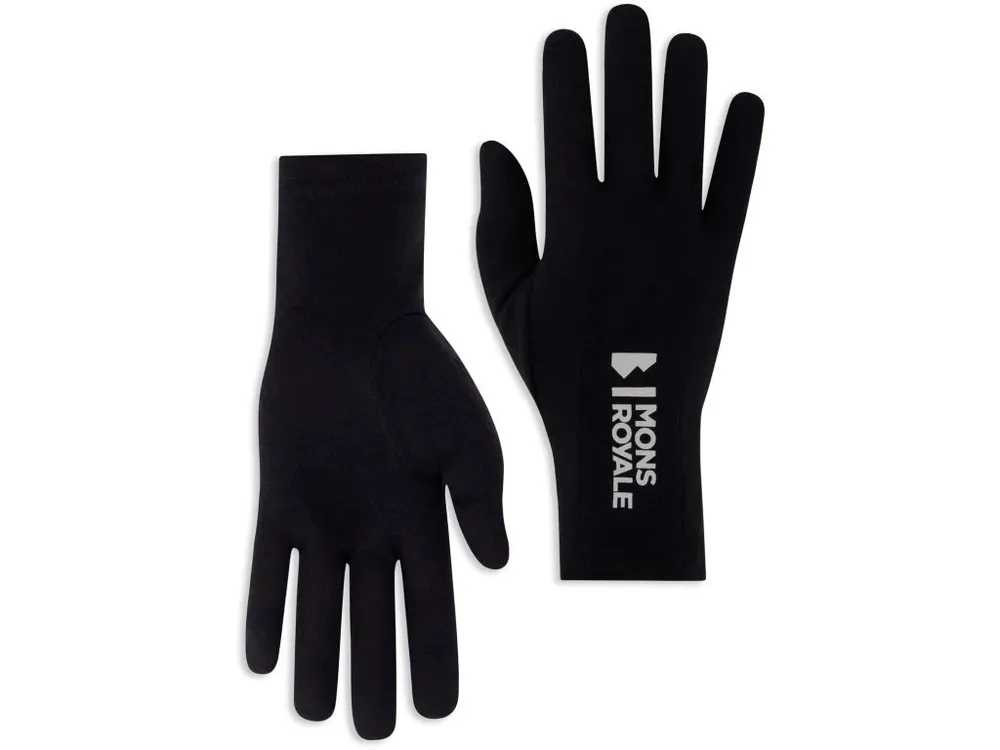 Super Cena rukavice VOLTA MERINO GLOVE LINERS black
