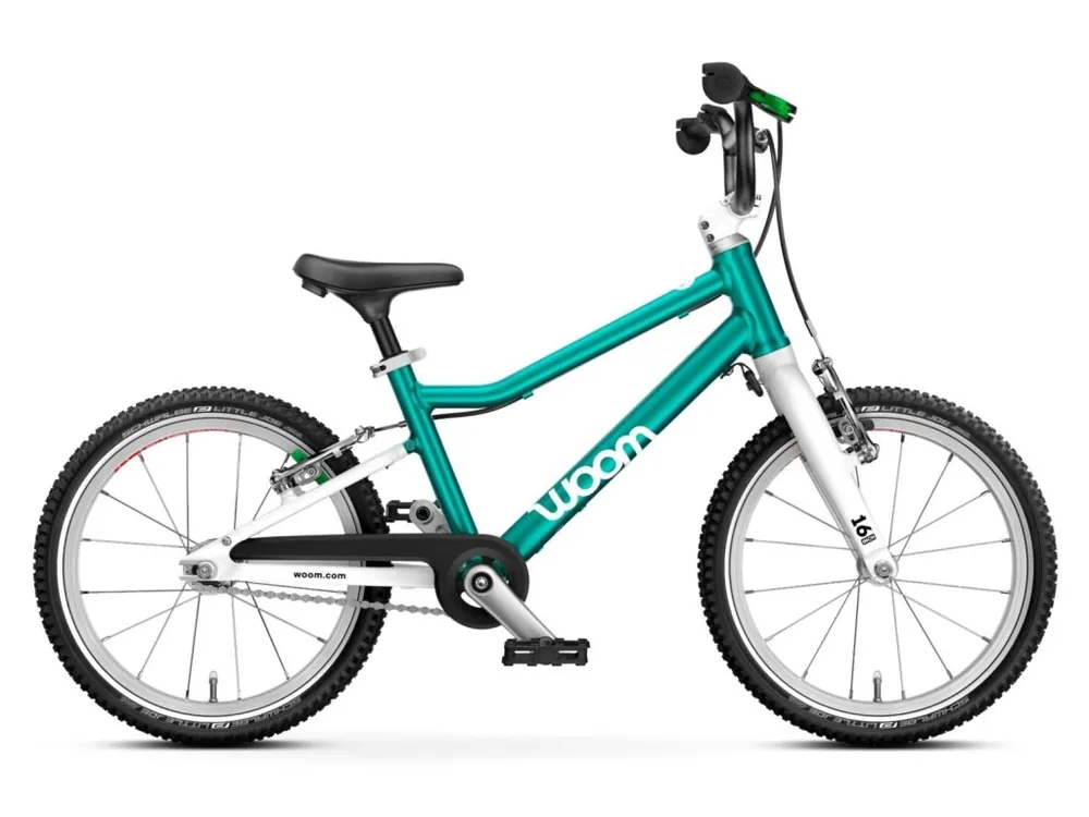 Akční Cena Dětské kolo Woom Go 3 16" Metallic Turquoise 2026