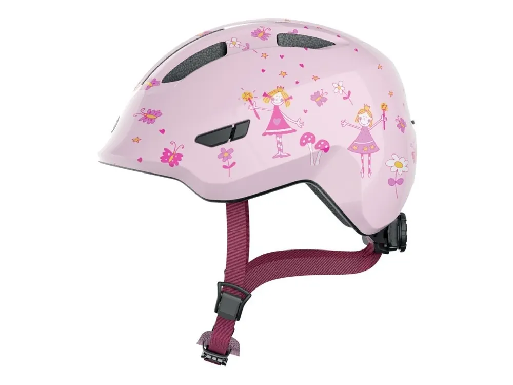 Dětská cyklistická přilba Abus Smiley 3.0 světlá růžová Ověřený