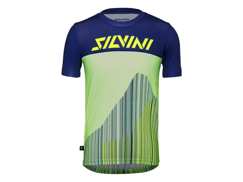 Nízká Cena Cyklistické dětské dresy Silvini Denni CD2283 Blue/green