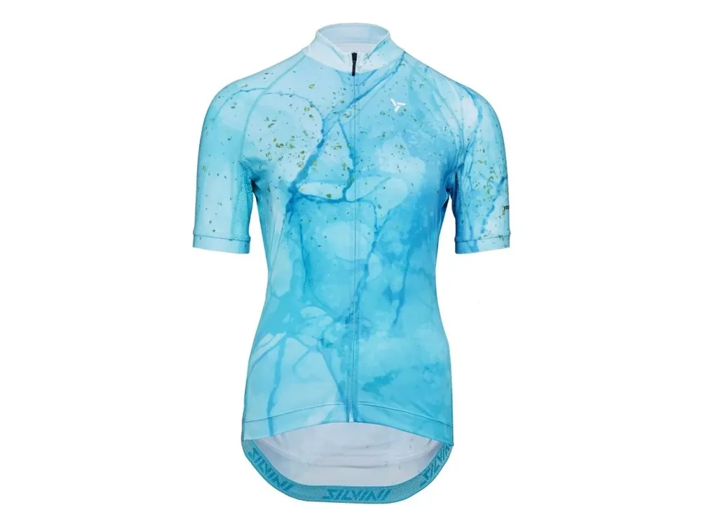 Top Prodej Cyklistický dámský dres Silvini Calnia ocean/tiger