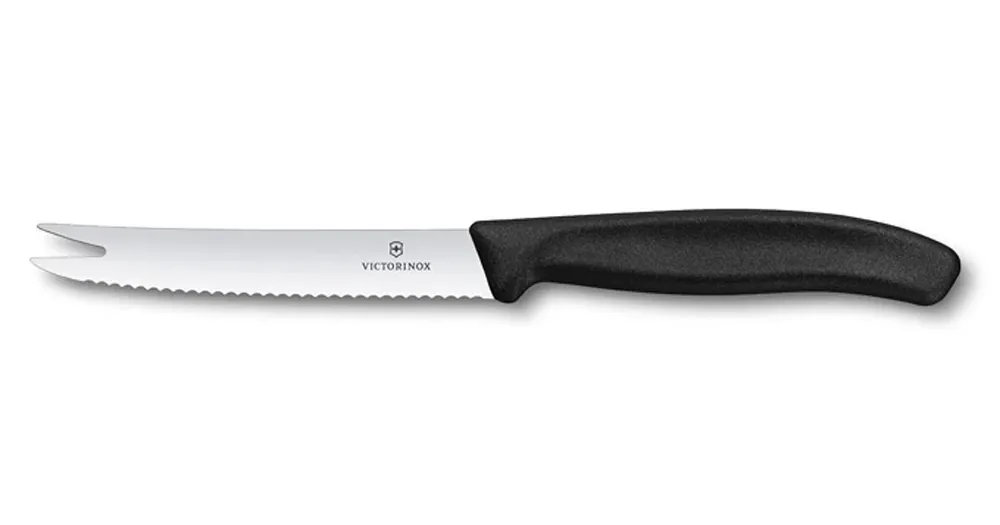 Nůž VICTORINOX SWISS CLASSIC CHEESE KNIFE 11CM FORK TIP Uni Akční Nabídka