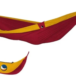 Akční Cena Hamak TICKET TO THE MOON ORIGINAL HAMMOCK BURGUNDY / DARK YELLOW