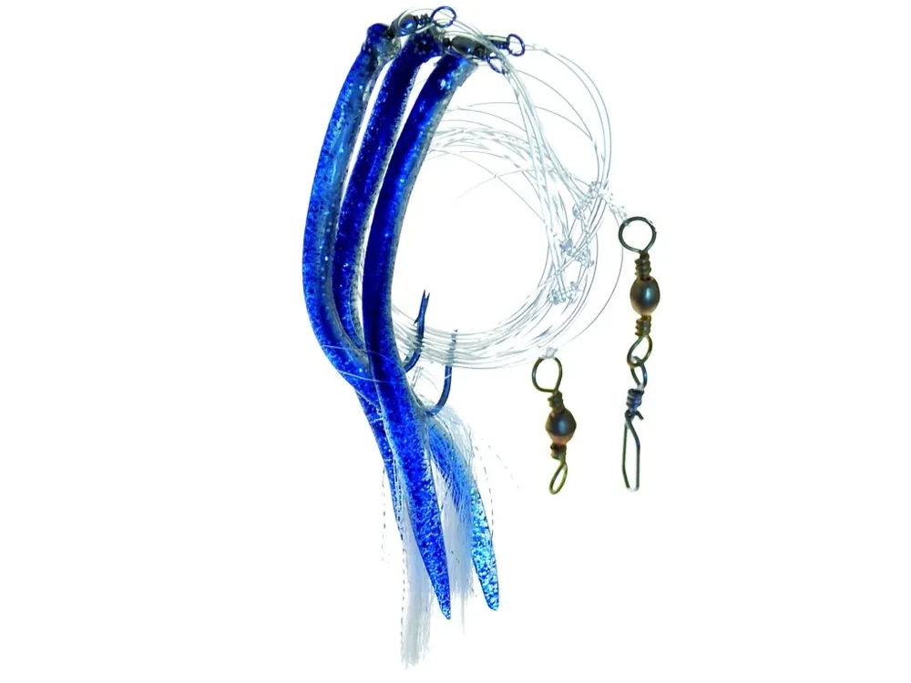 Ověřený JSA fish Trubičky návazce MIX 4/0 - A modro/stříbrná