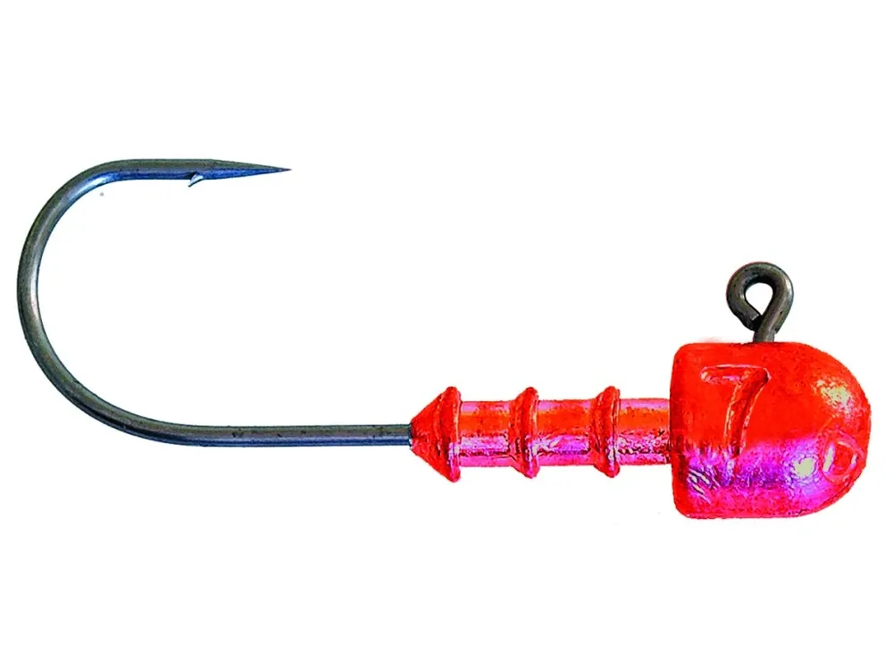 JSA fish Jig Twistr barvený - Fluo červený Pouze Dnes